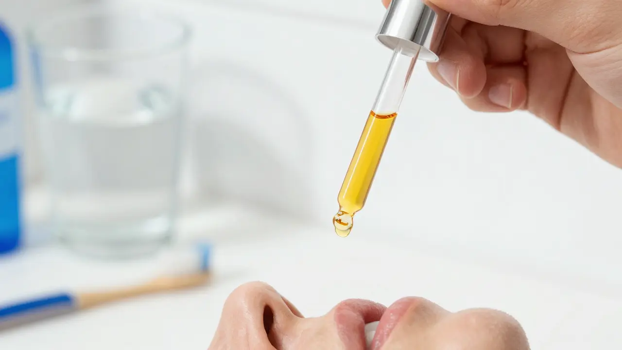 Kapátka s olejem CBD pro podjazykové užívání v denní rutině
