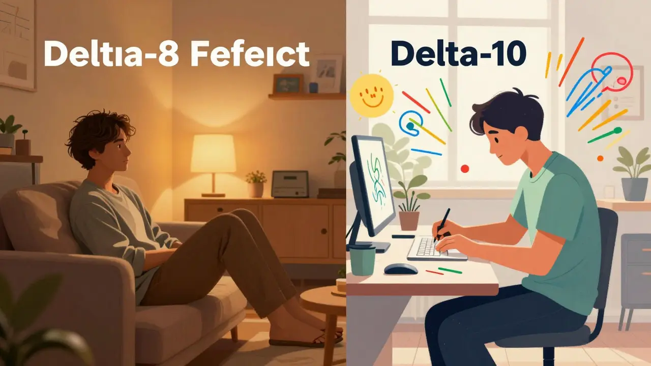 Kontrast mezi relaxací a kreativní energií kanabinoidů