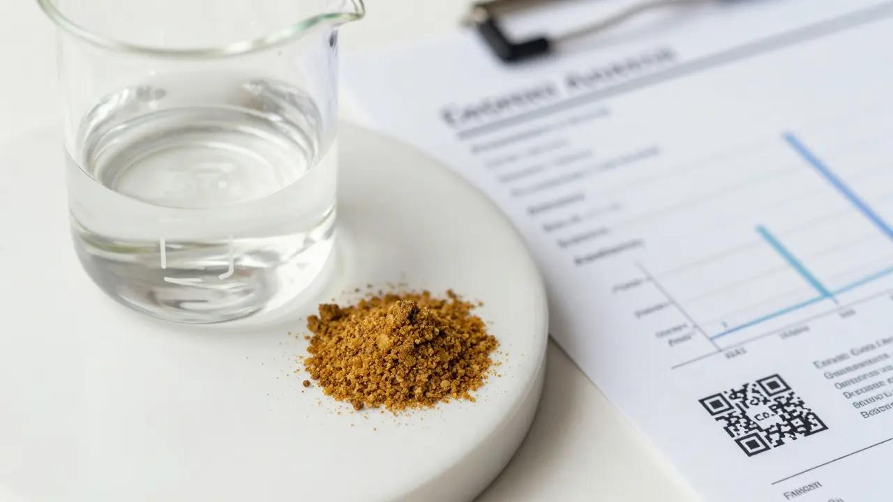 Laboratorní test CBD krumu s certifikátem kvality